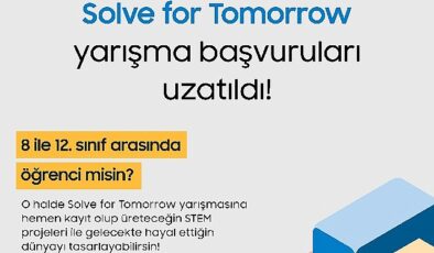 Samsung’un ‘Solve for Tomorrow’ yarışmasında son başvuru tarihi 16 Şubat’a kadar uzatıldı